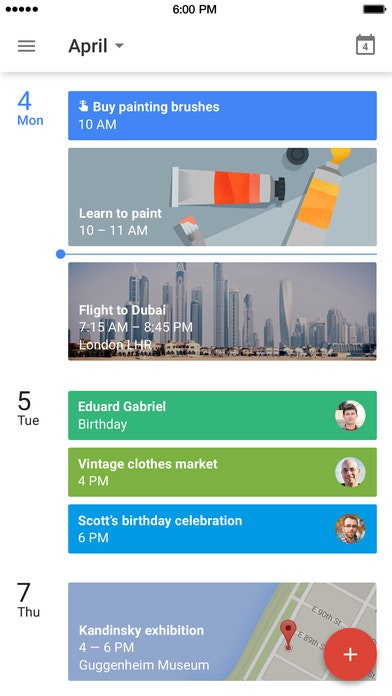 Goals in Google Calendar gallery image