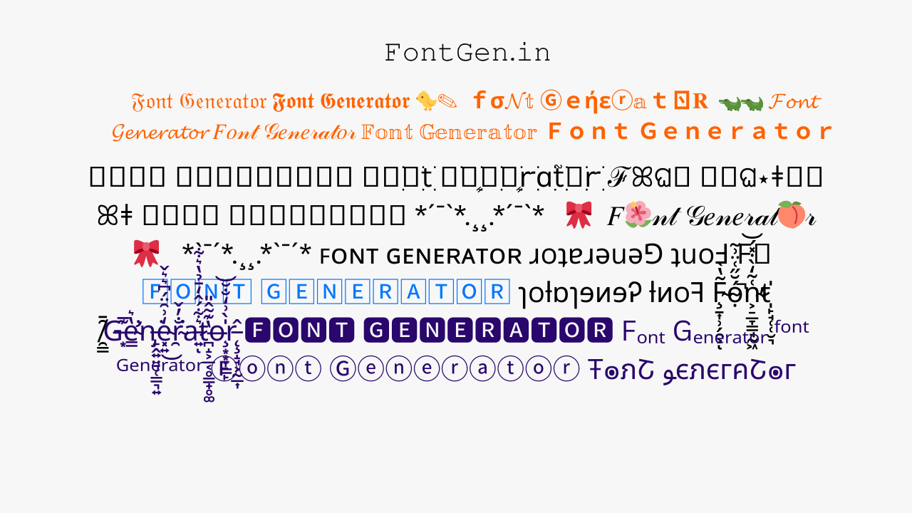 FontGen.in gallery image