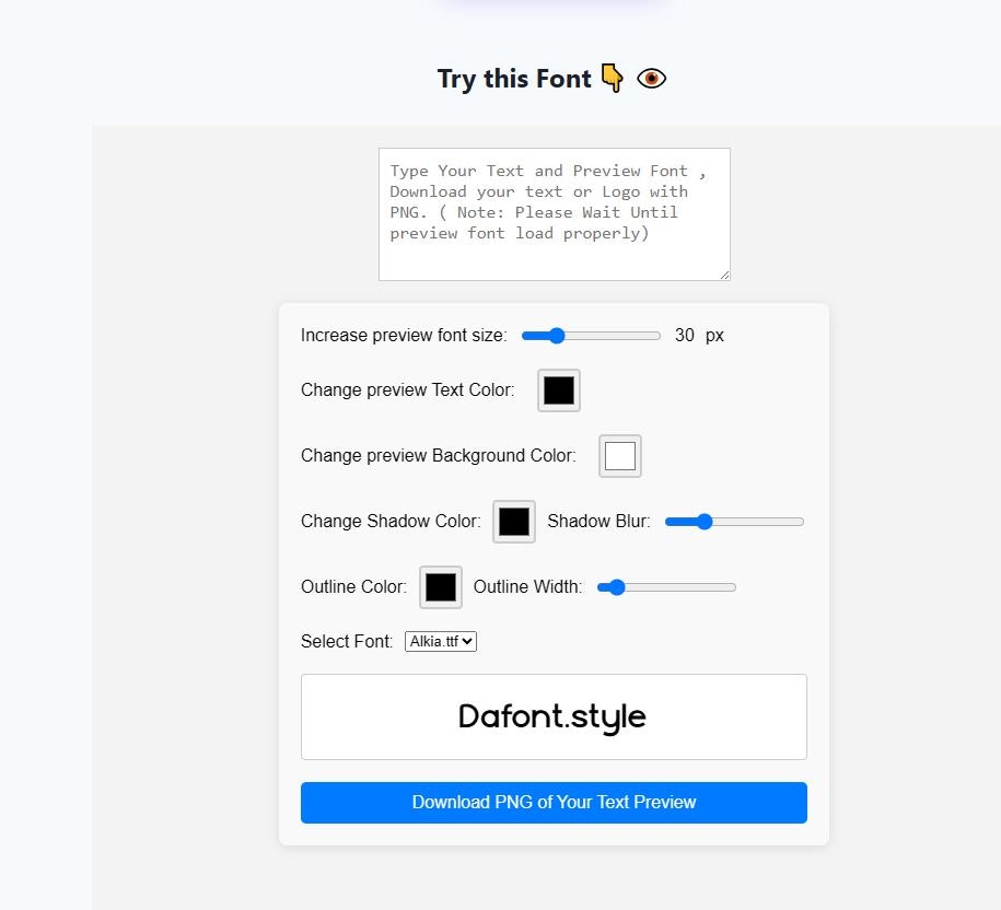 Dafont Style - Free Fonts - Screenshot 3 preview