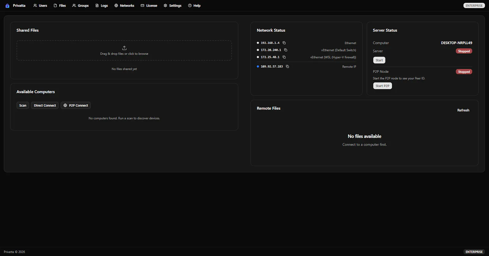 Privatta screenshot 2