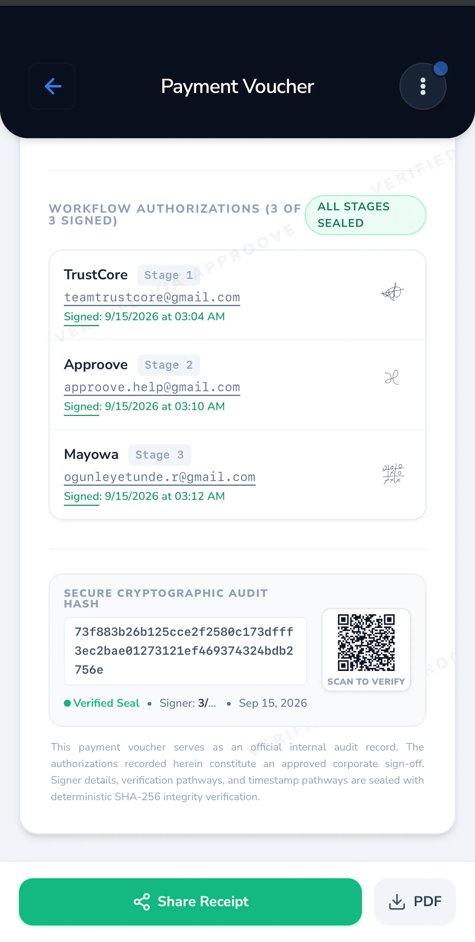 Approove Lite screenshot 5