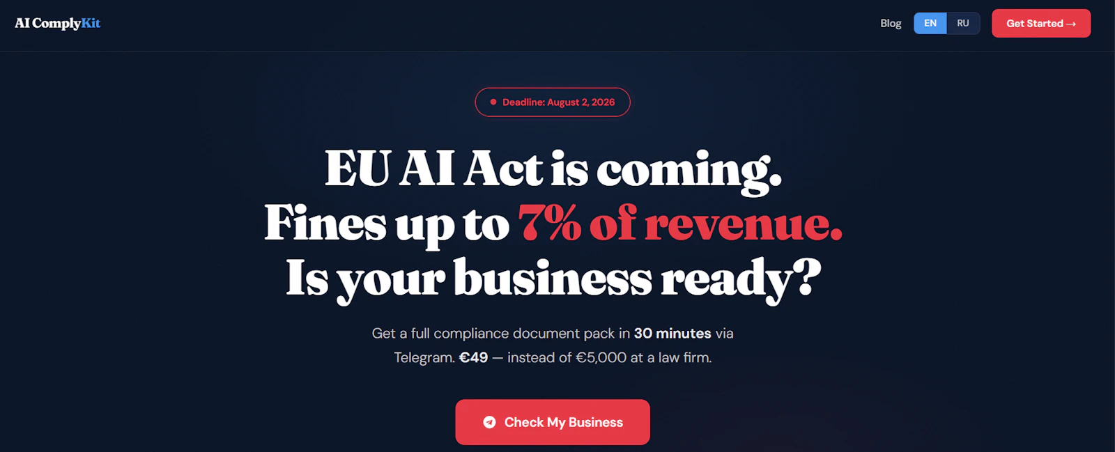 Ai Comply Kit screenshot 1