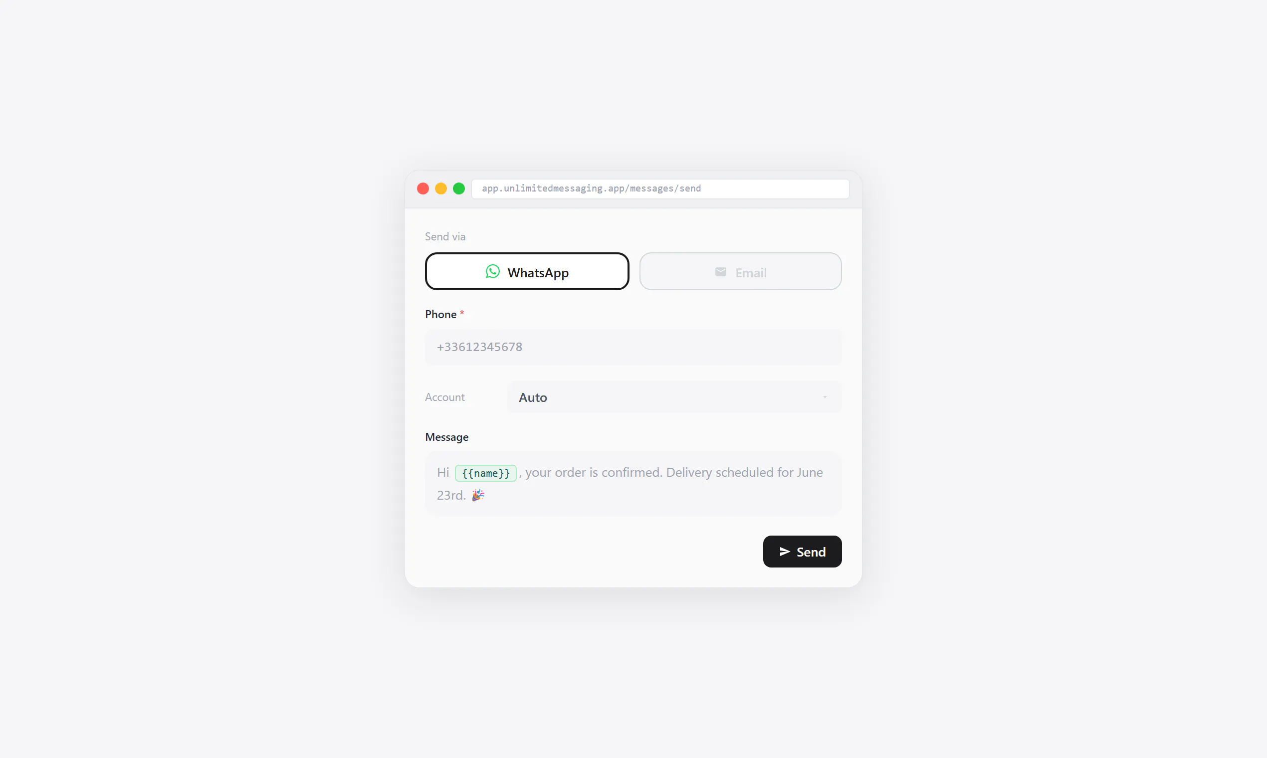 Unlimited Messaging gallery image