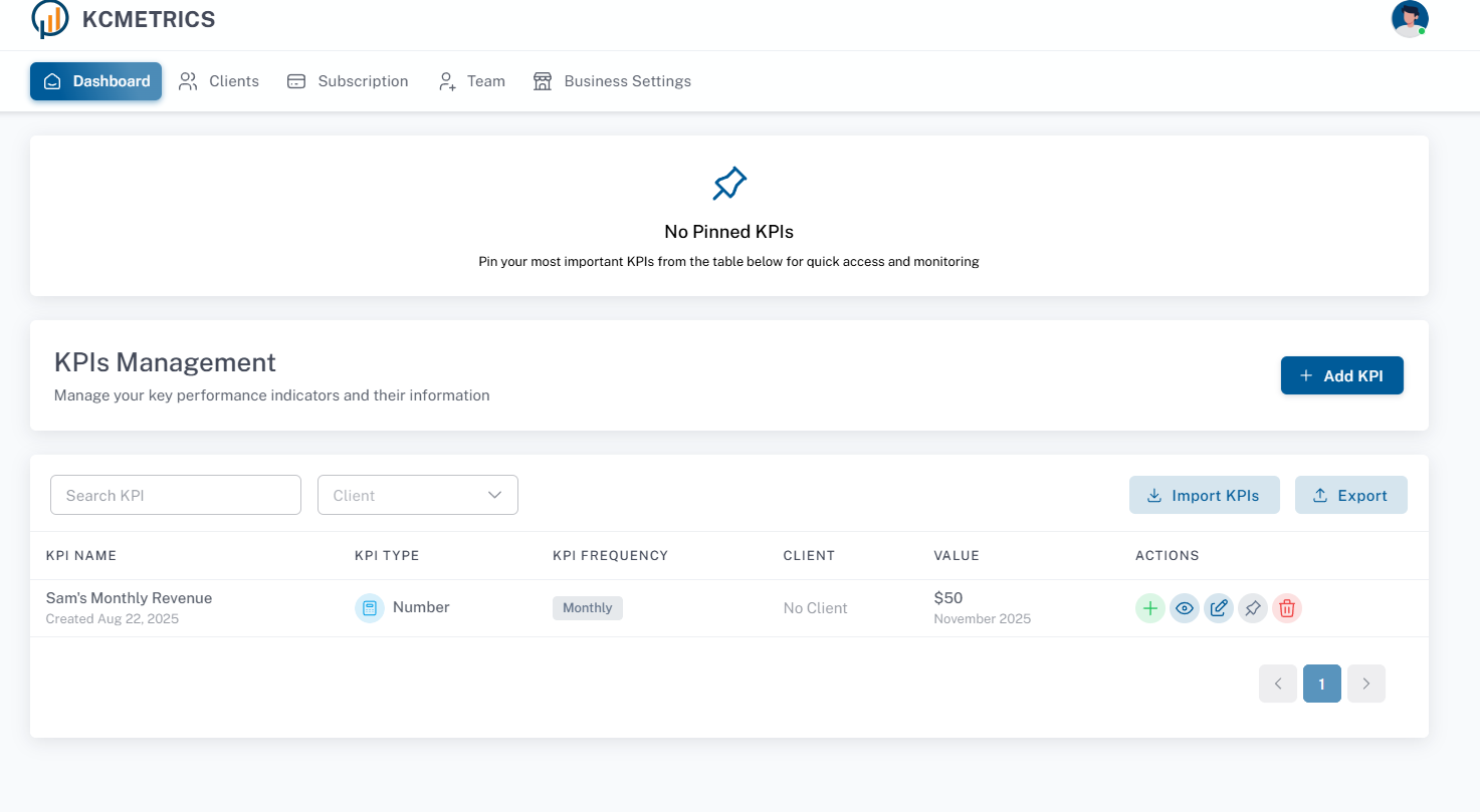 KCMETRICS gallery image
