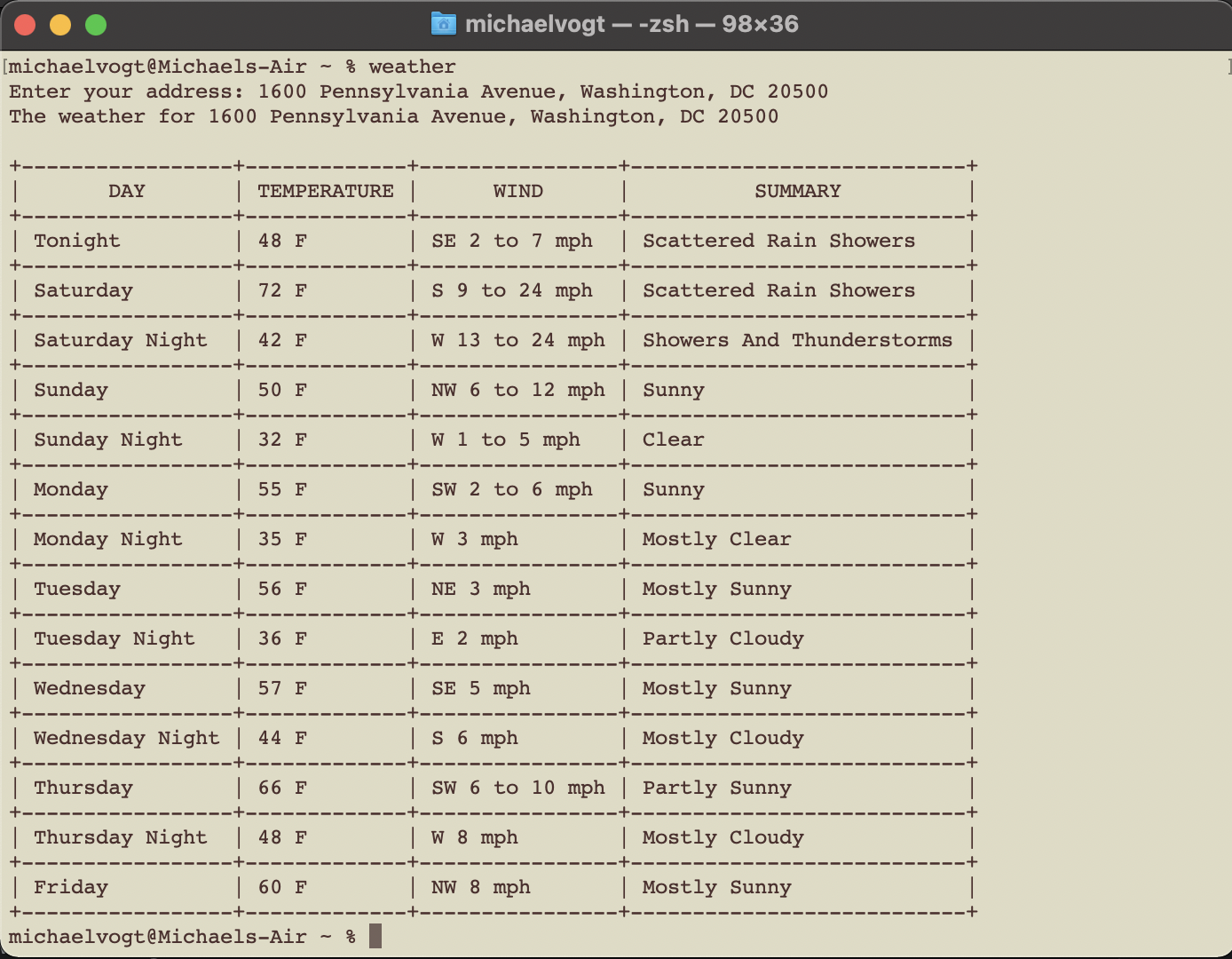 go-weather-cli