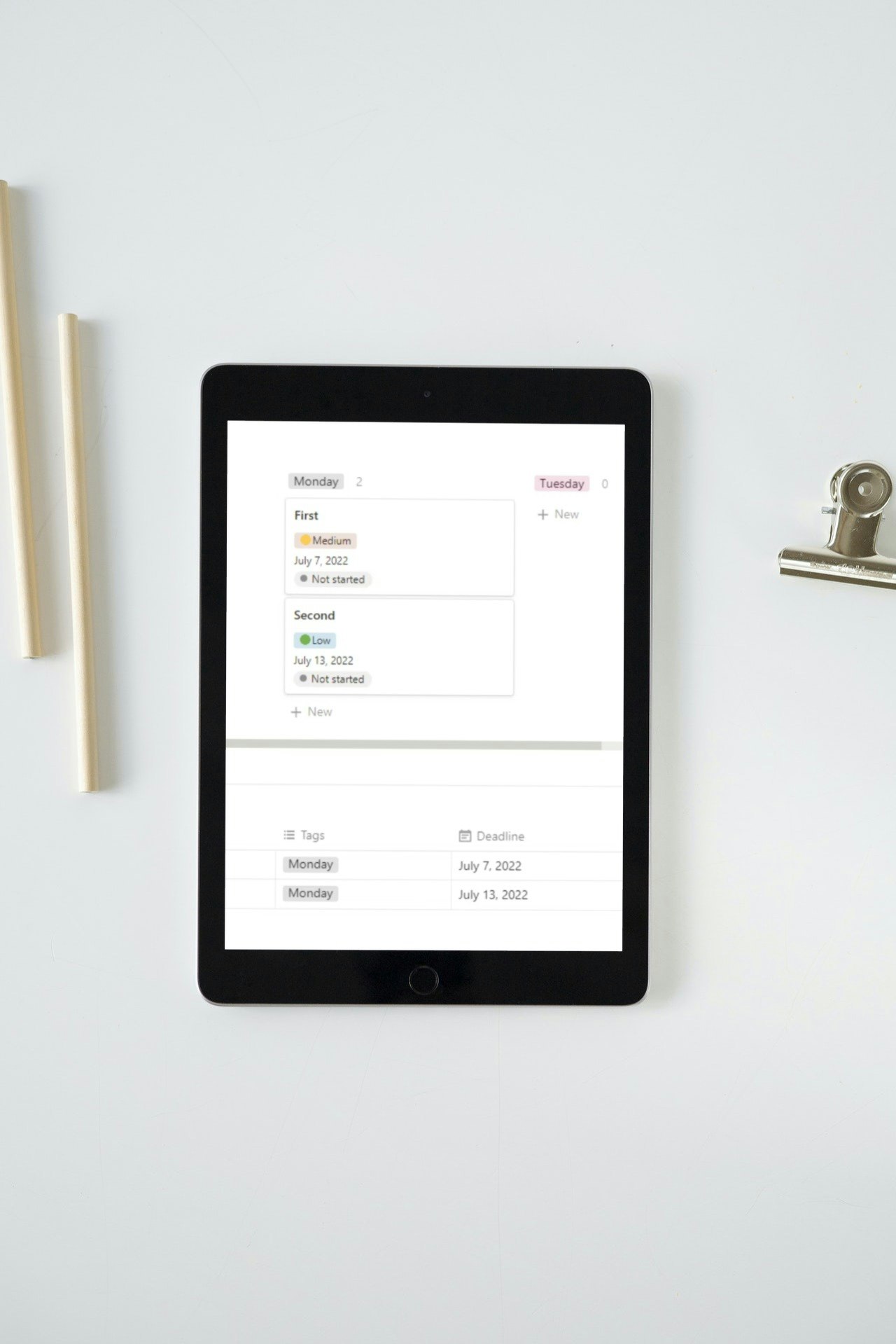Le planificateur quotidien de notion ultime media 3