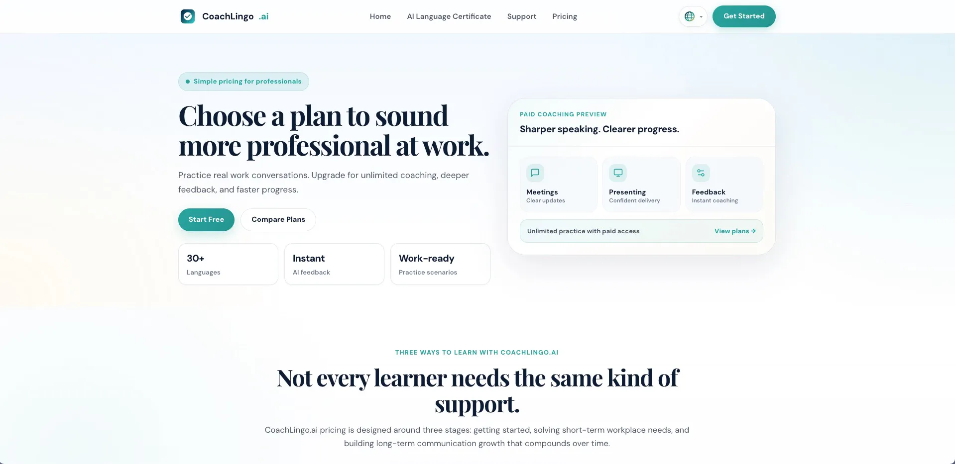 CoachLingo for AI Language Coaching gallery image