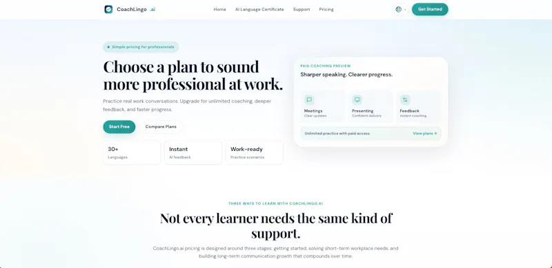 CoachLingo for AI Language Coaching screenshot 3
