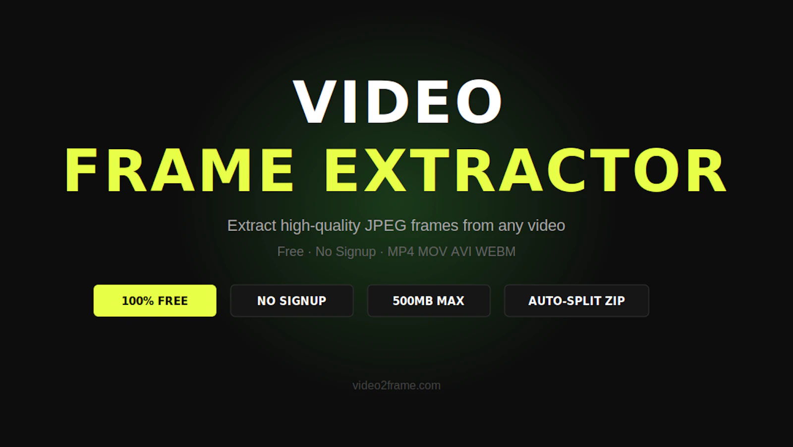 video2frame.com screenshot 2