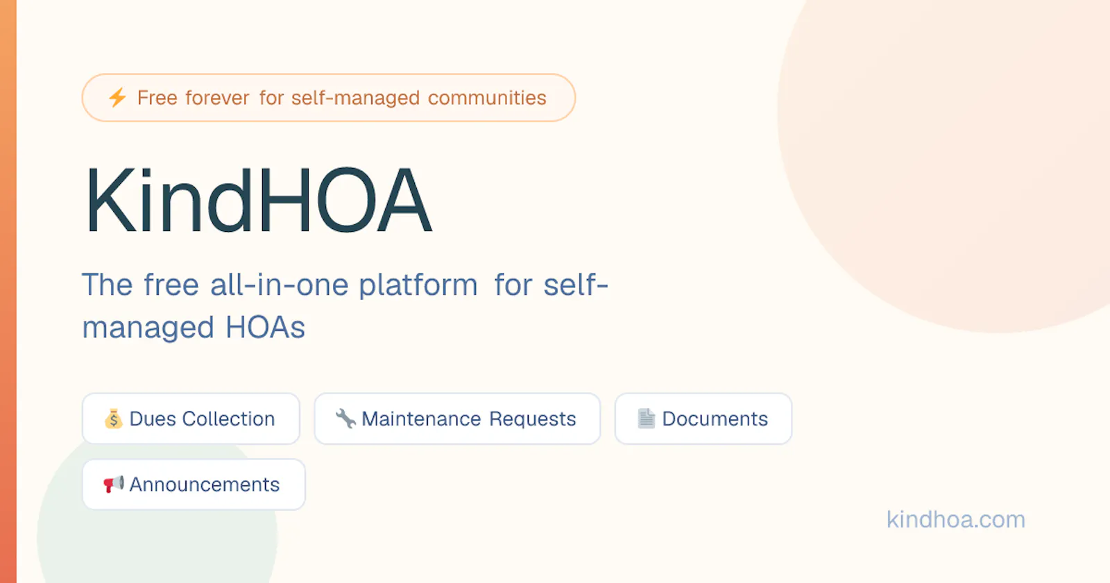 KindHOA screenshot 1
