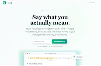 Thynq: Communication fitness tracker gallery image