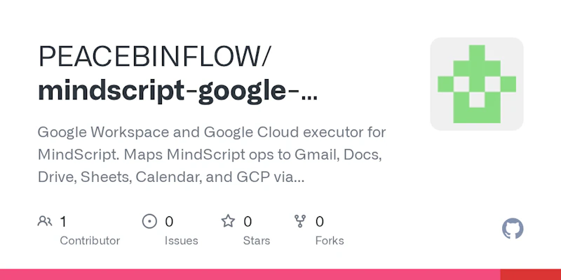 GitHubMindScript Google Executor screenshot 1