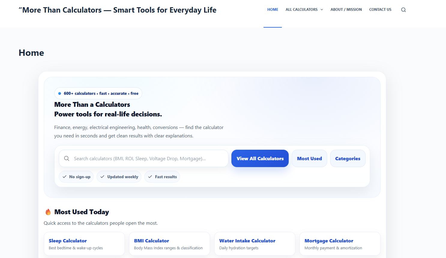 More Than Calculators  gallery image