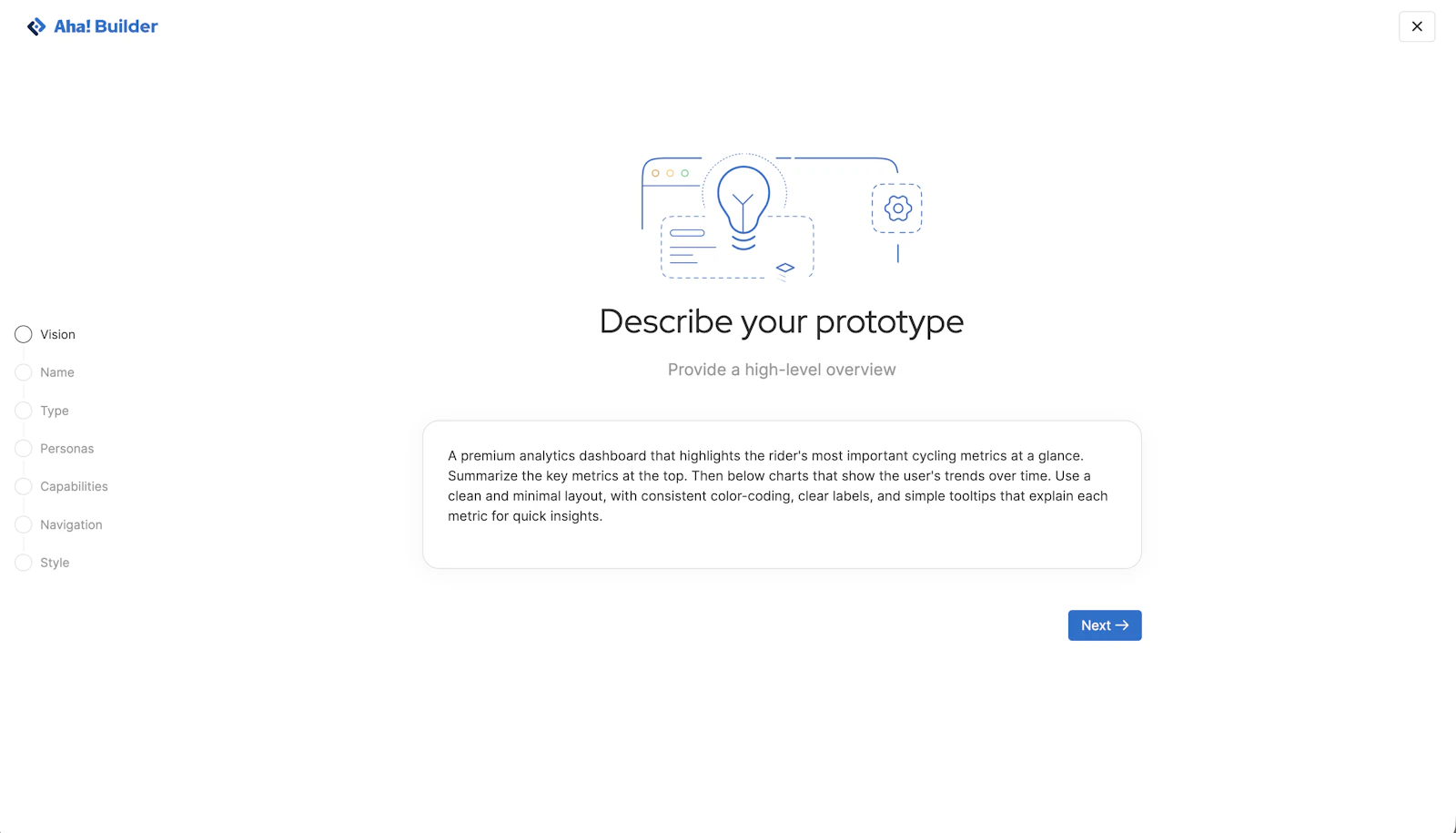 Aha! Builder screenshot 4