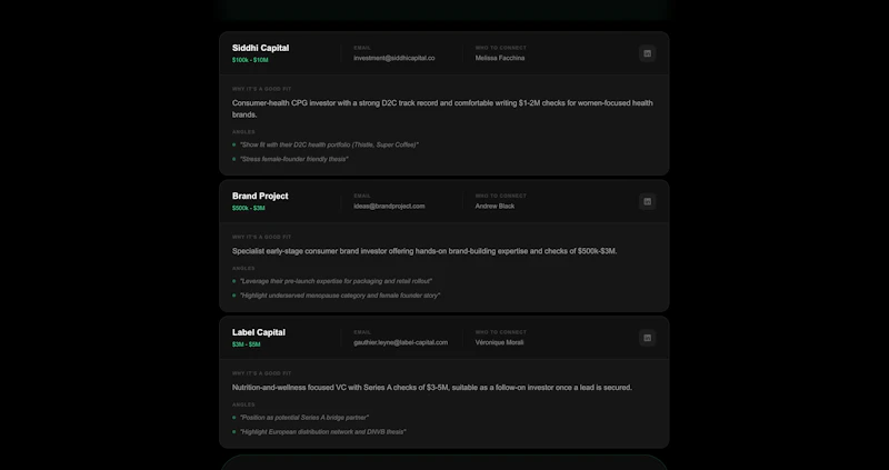 CPGInvestorList.com screenshot 3
