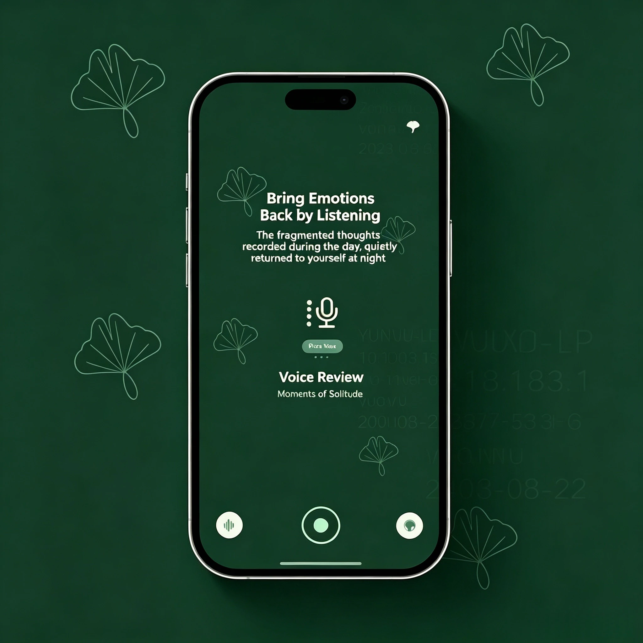 Pura Vox: Private Offline Voice Diary 截图 1