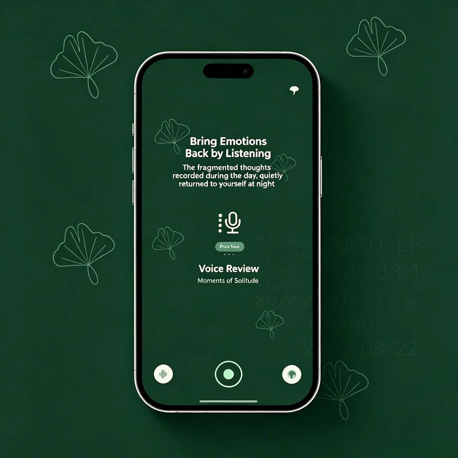 Pura Vox: Private Offline Voice Diary screenshot 1