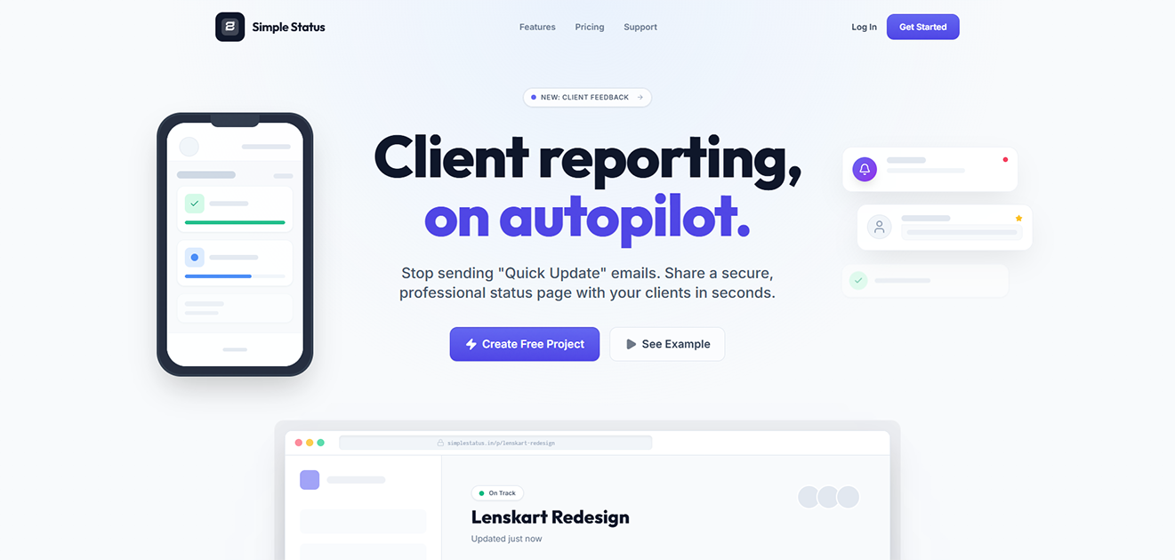 Simple Status gallery image