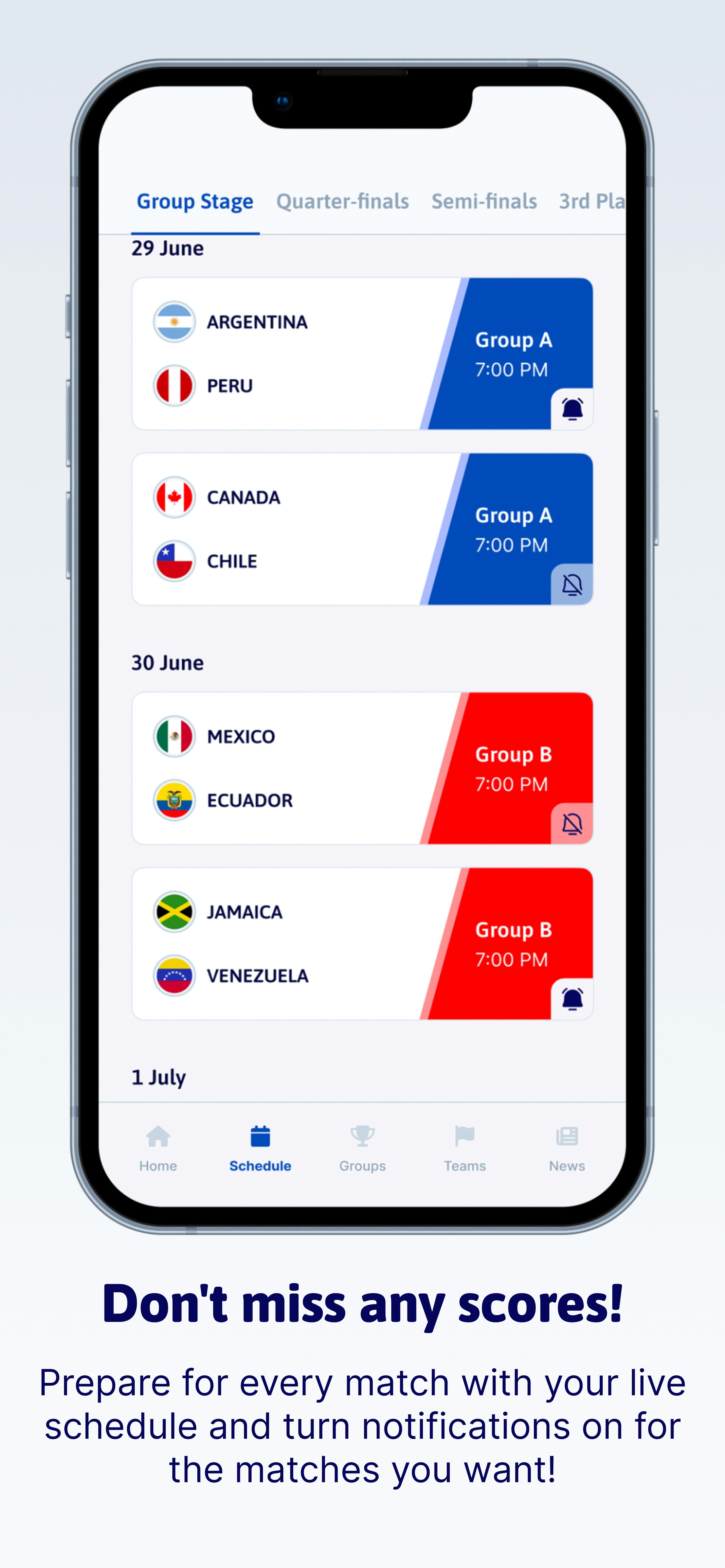 Copa America 2024 Schema - Leef deze copa met schema, meldingen en live resultaten media 5