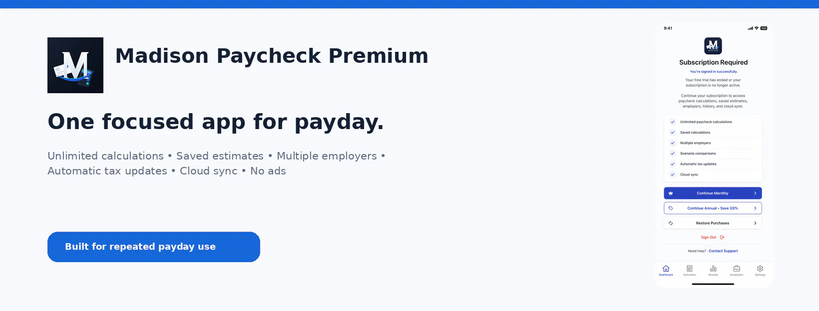 Madison Paycheck Calculator gallery image