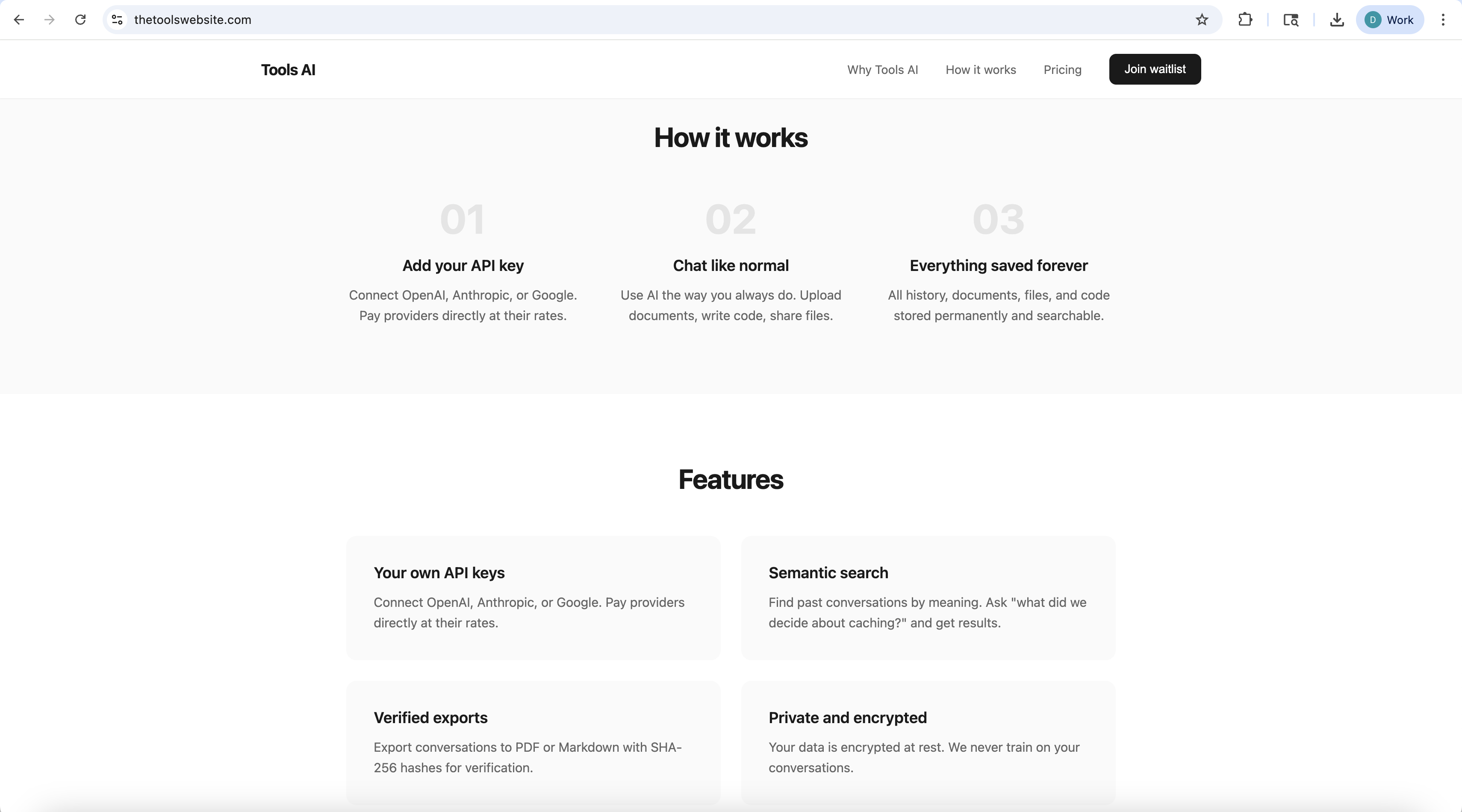 AI that never loses memory or code - Screenshot 3 showing product features and functionality
