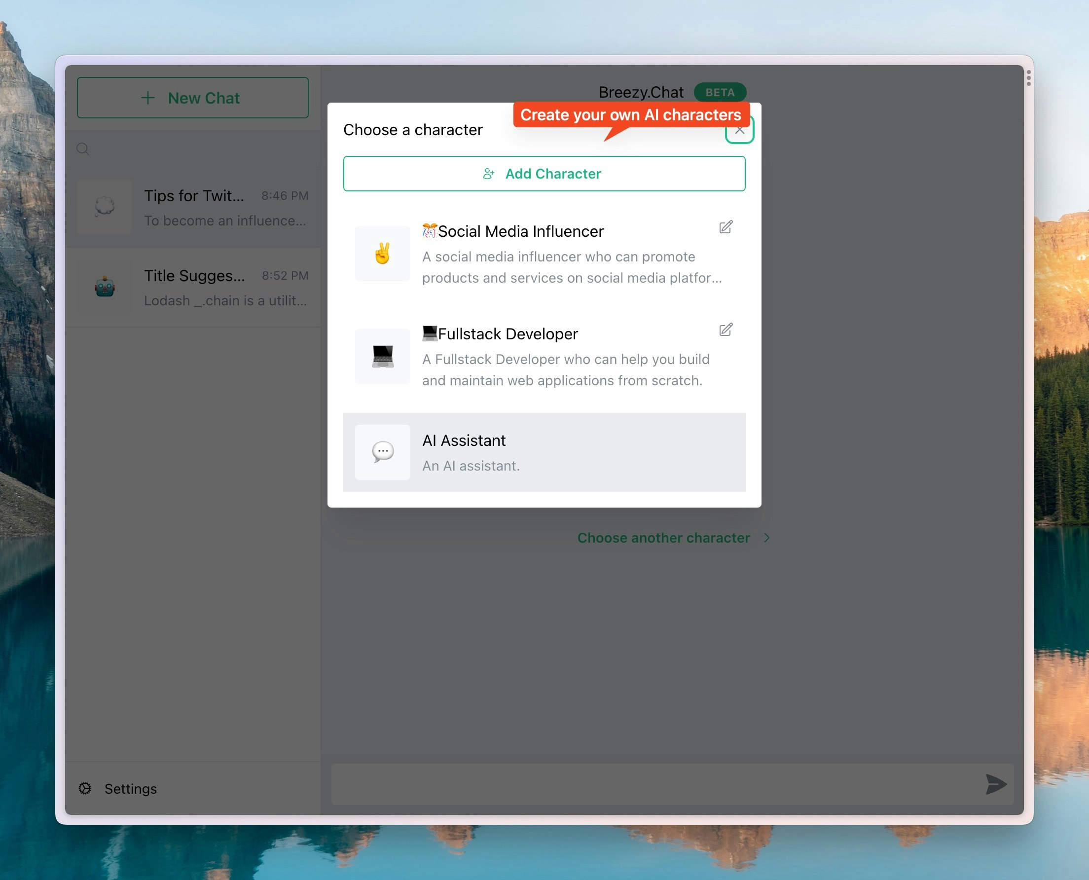 Breezy.chat - Беглый пользовательский интерфейс с улучшенными функциями медиа 6