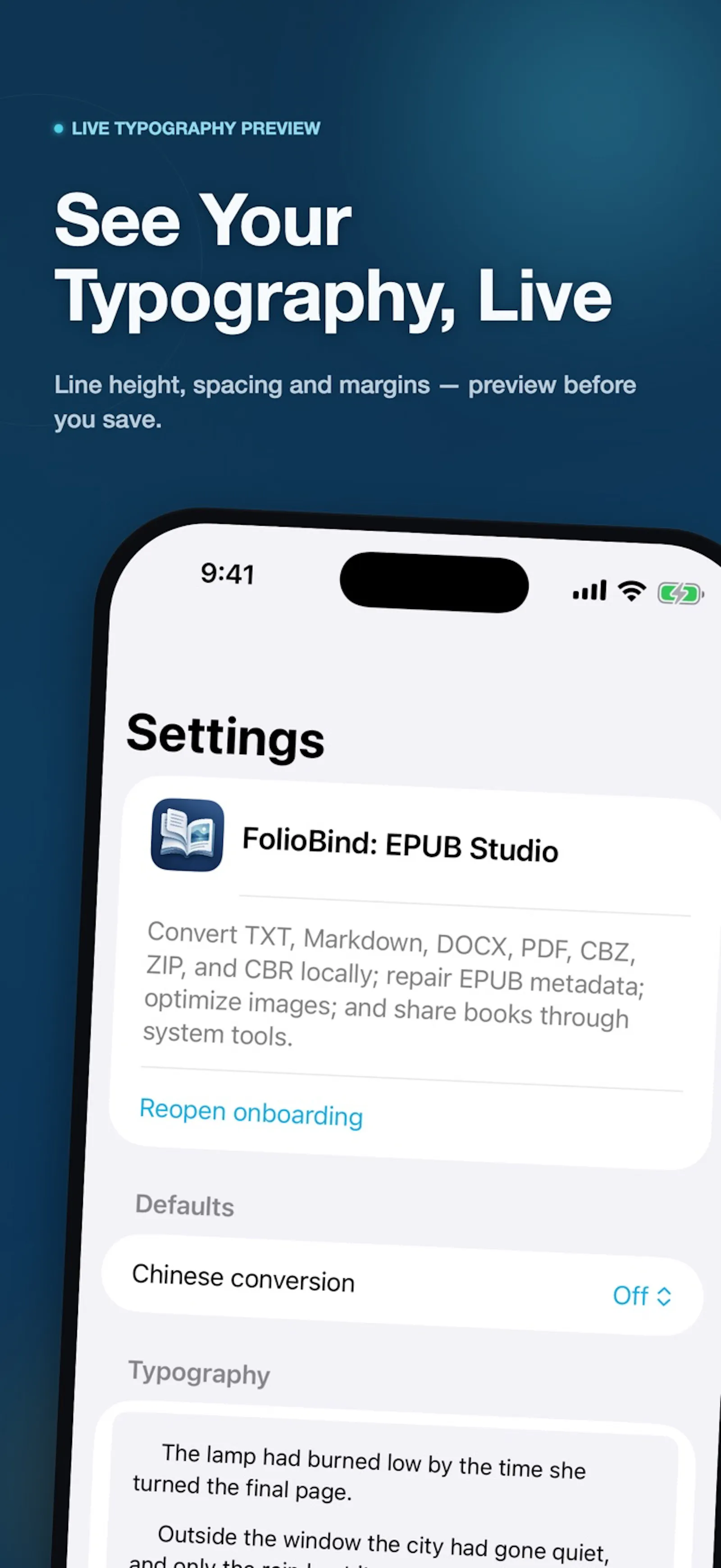 FolioBind: EPUB Studio screenshot 2