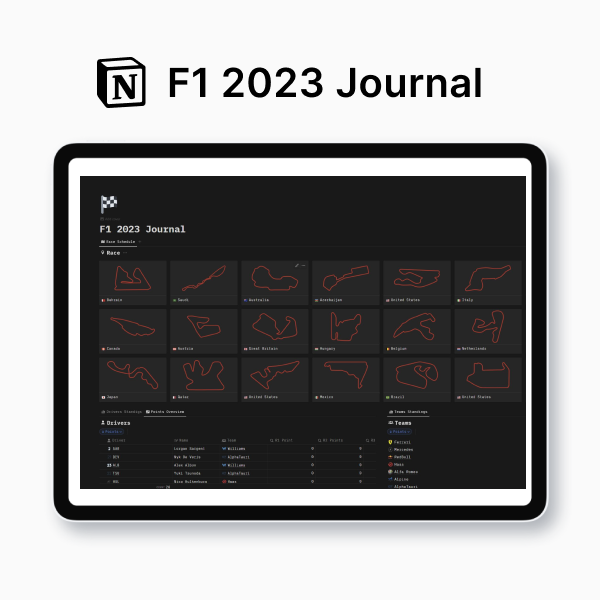 F1 2023 저널 개념 템플릿