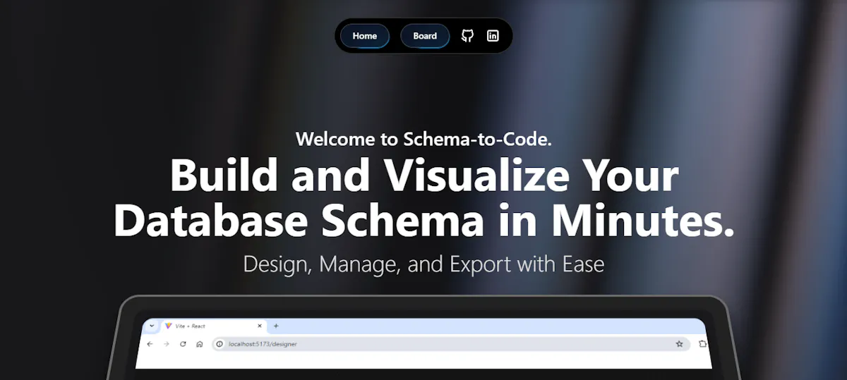 Schema-to-Code (S2C)
