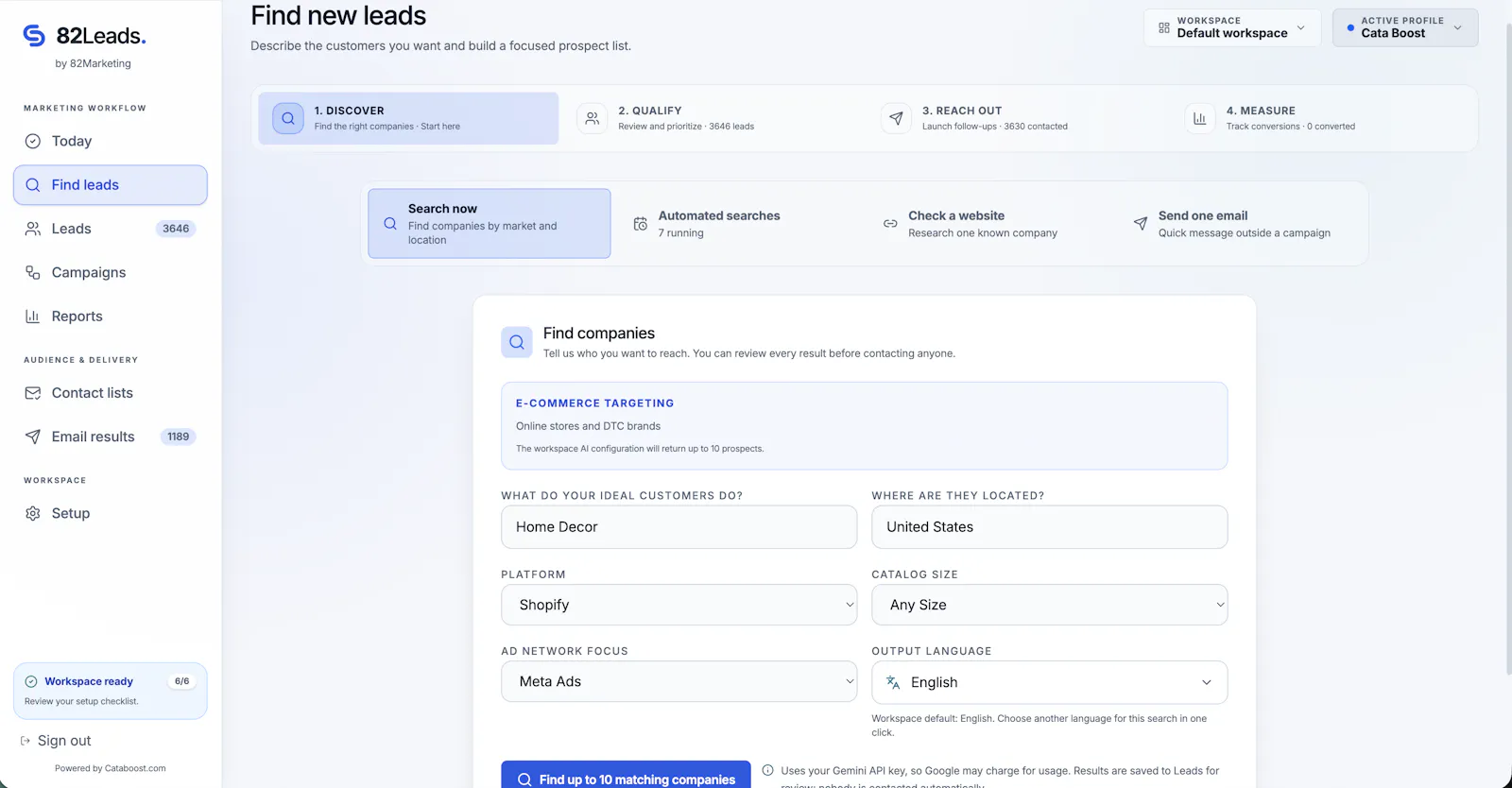 82Leads screenshot 2
