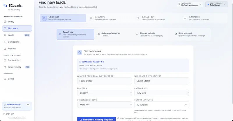82Leads screenshot 2