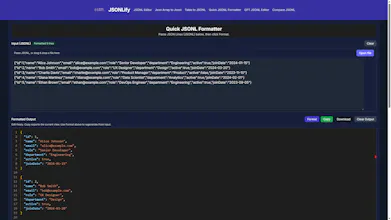 Quick JSONL Formatter gallery image