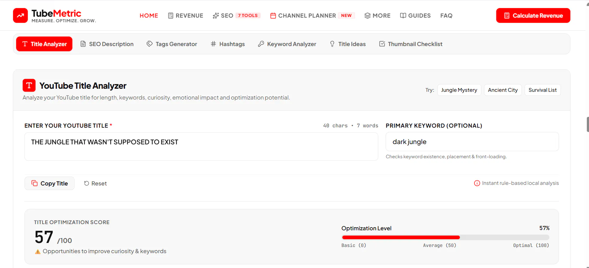 YouTube SEO Tools gallery image