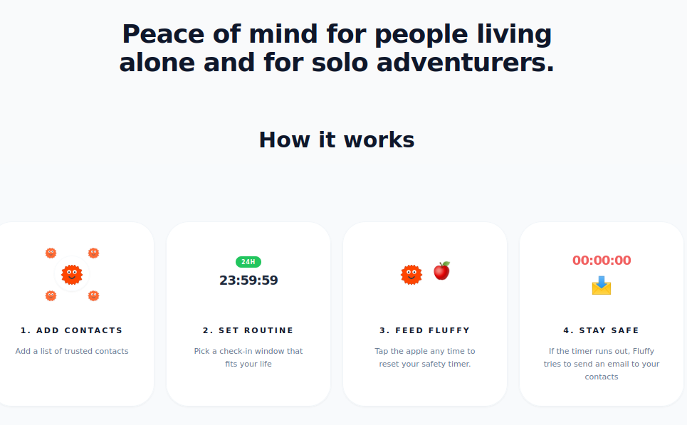 Feed Fluffy - Main product screenshot demonstrating key features and user interface