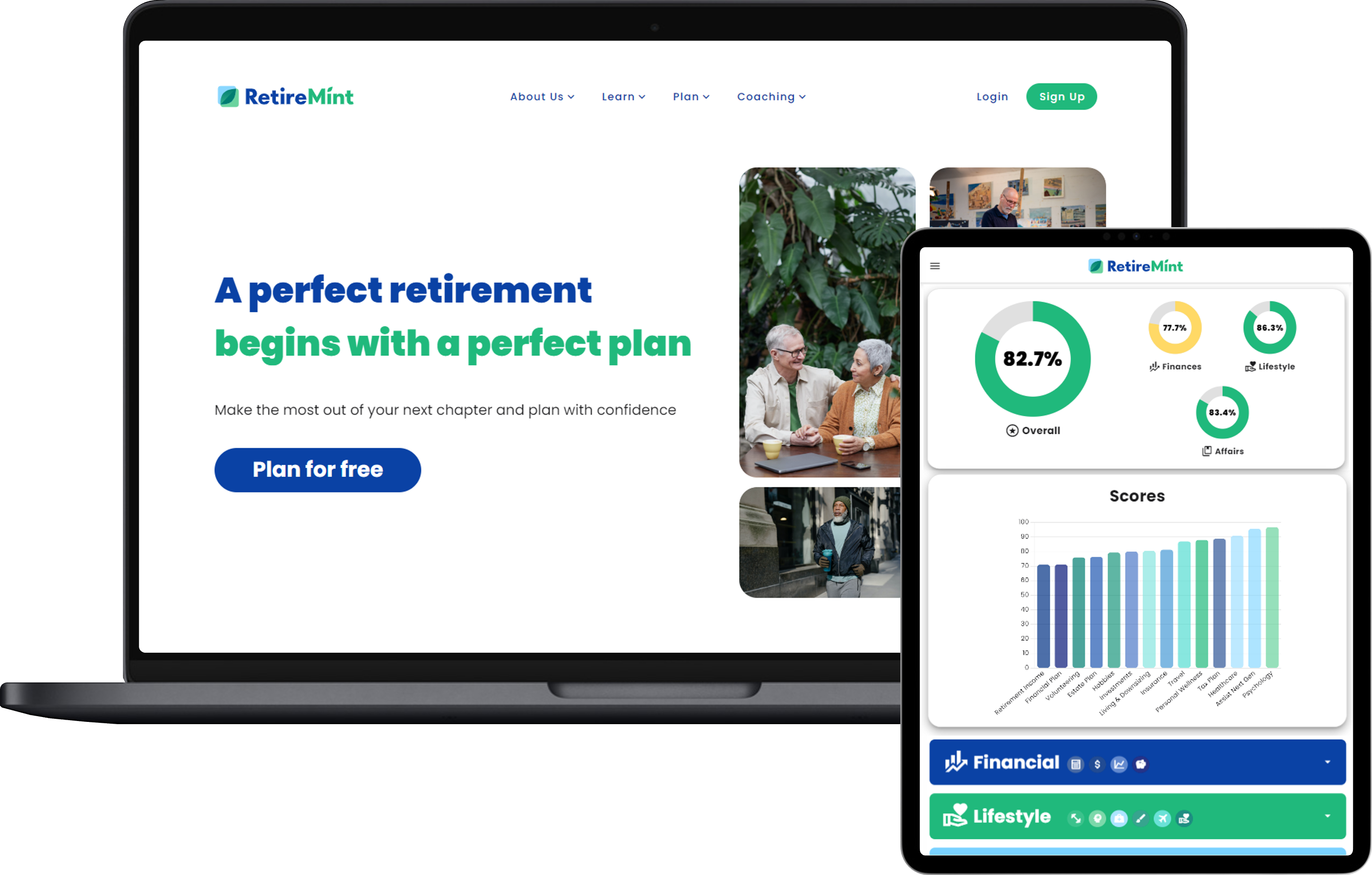 Retiremint - La primera plataforma de planificación de jubilación todo en uno media 2