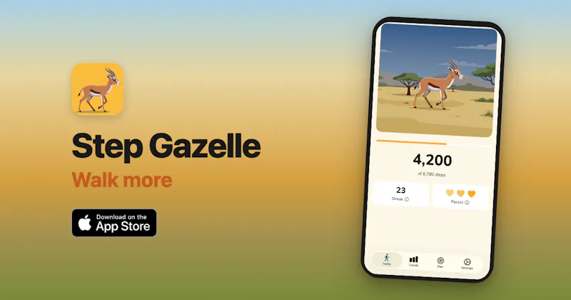 Step Gazelle screenshot 1