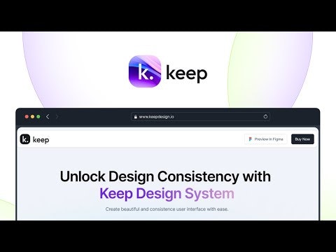 startuptile Keep Design System-Create beautiful and consistence user interface with ease