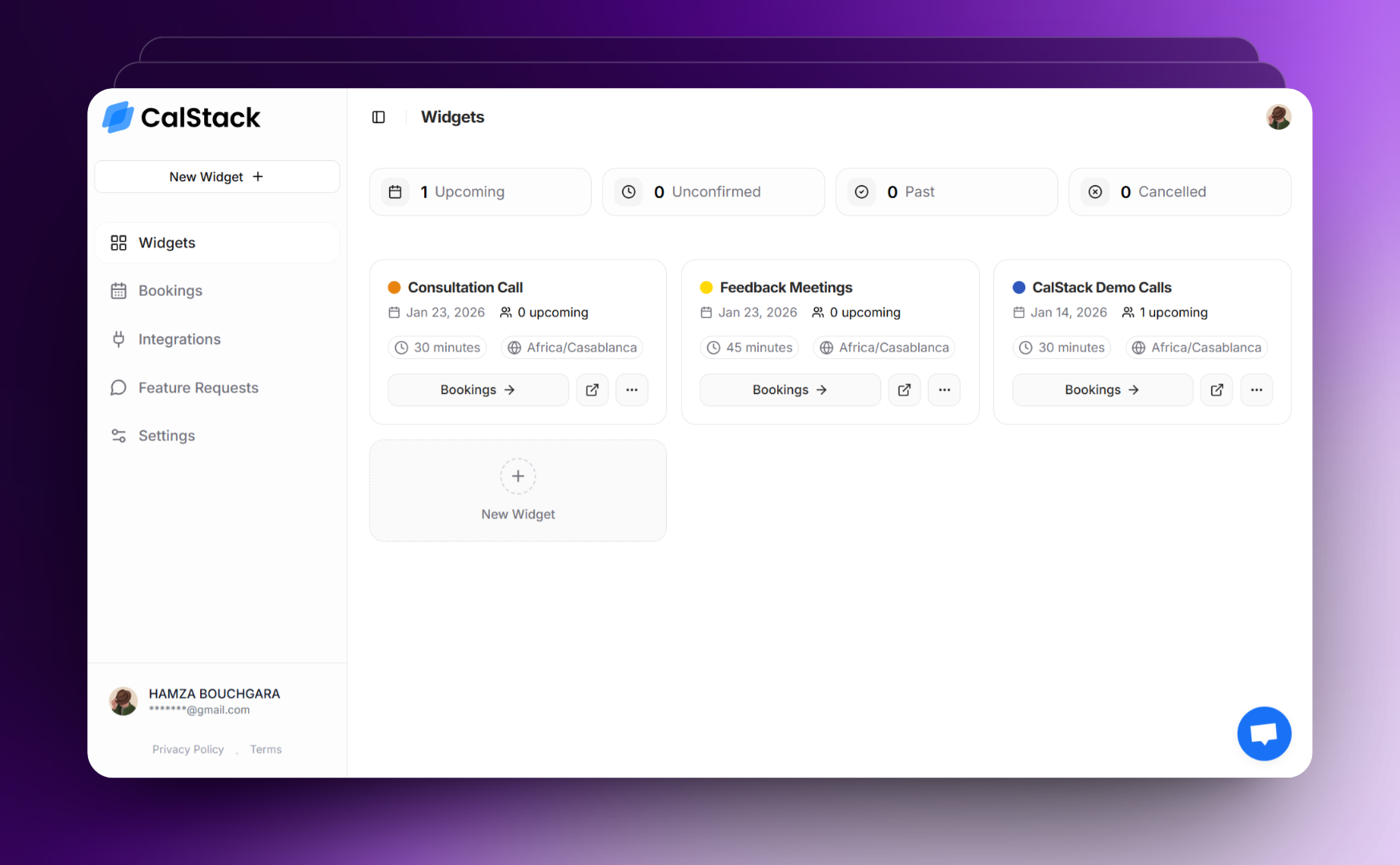 CalStack - Main product screenshot demonstrating key features and user interface