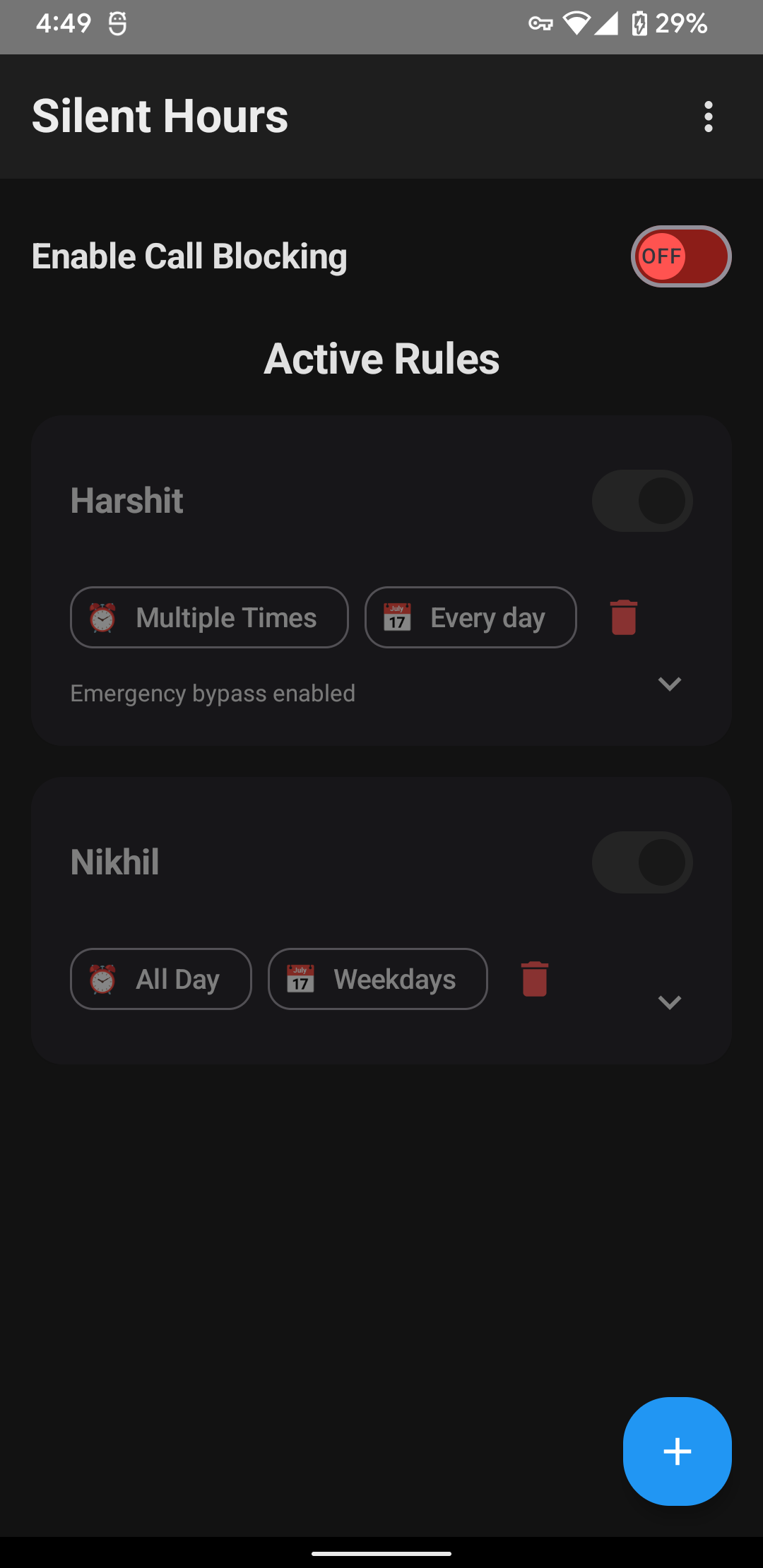 Silent-Hours - Screenshot 3 showing product features and functionality