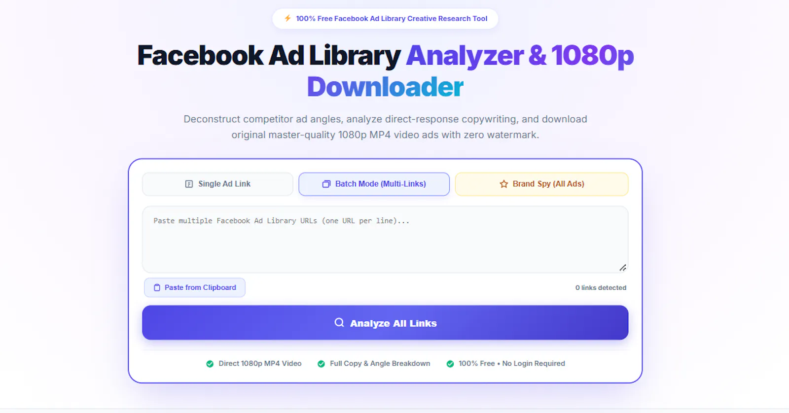 AdLibrary.dev screenshot 2