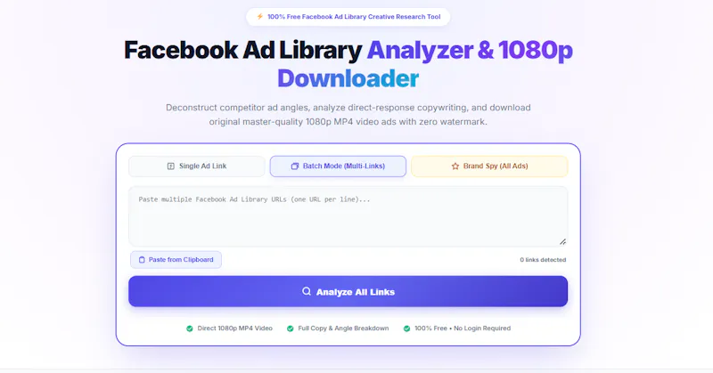 AdLibrary.dev screenshot 2