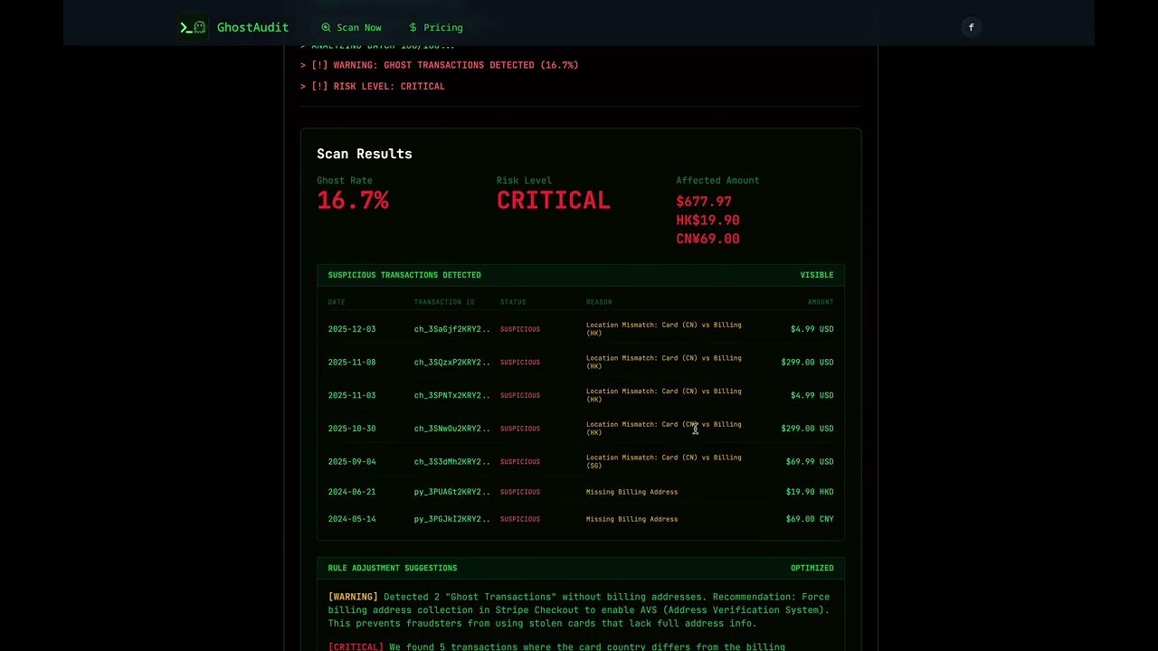 GhostAudit gallery image