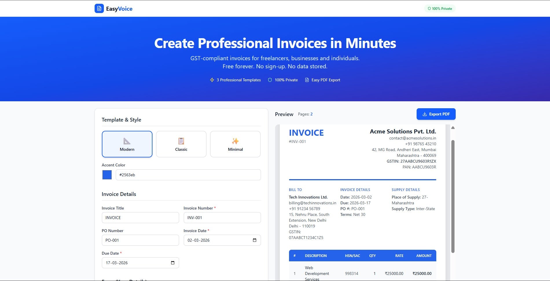 EasyVoice gallery image