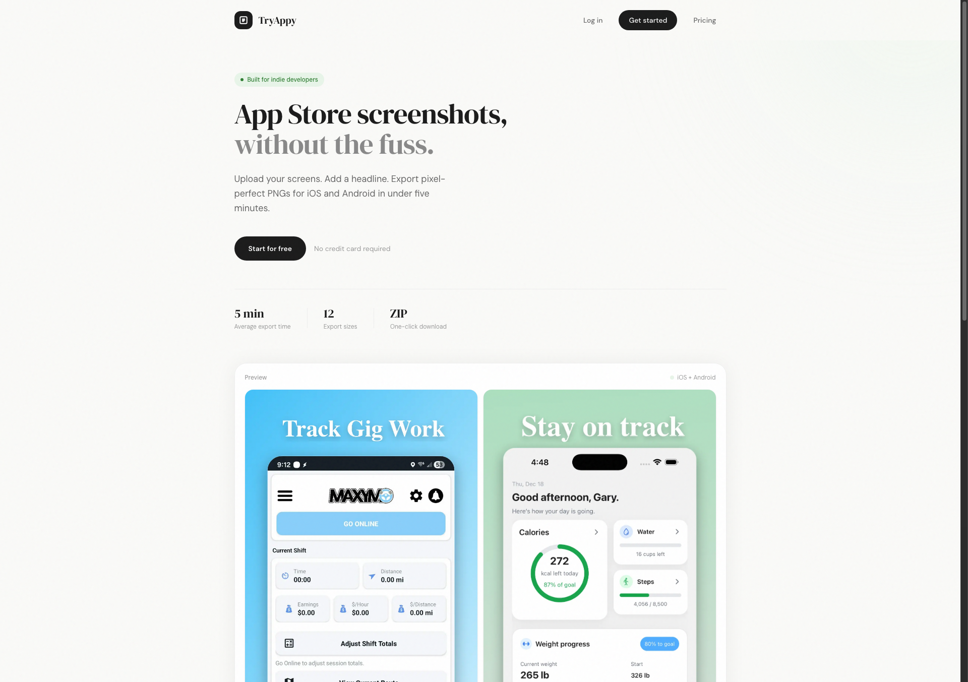 TryAppy - Main product screenshot demonstrating key features and user interface