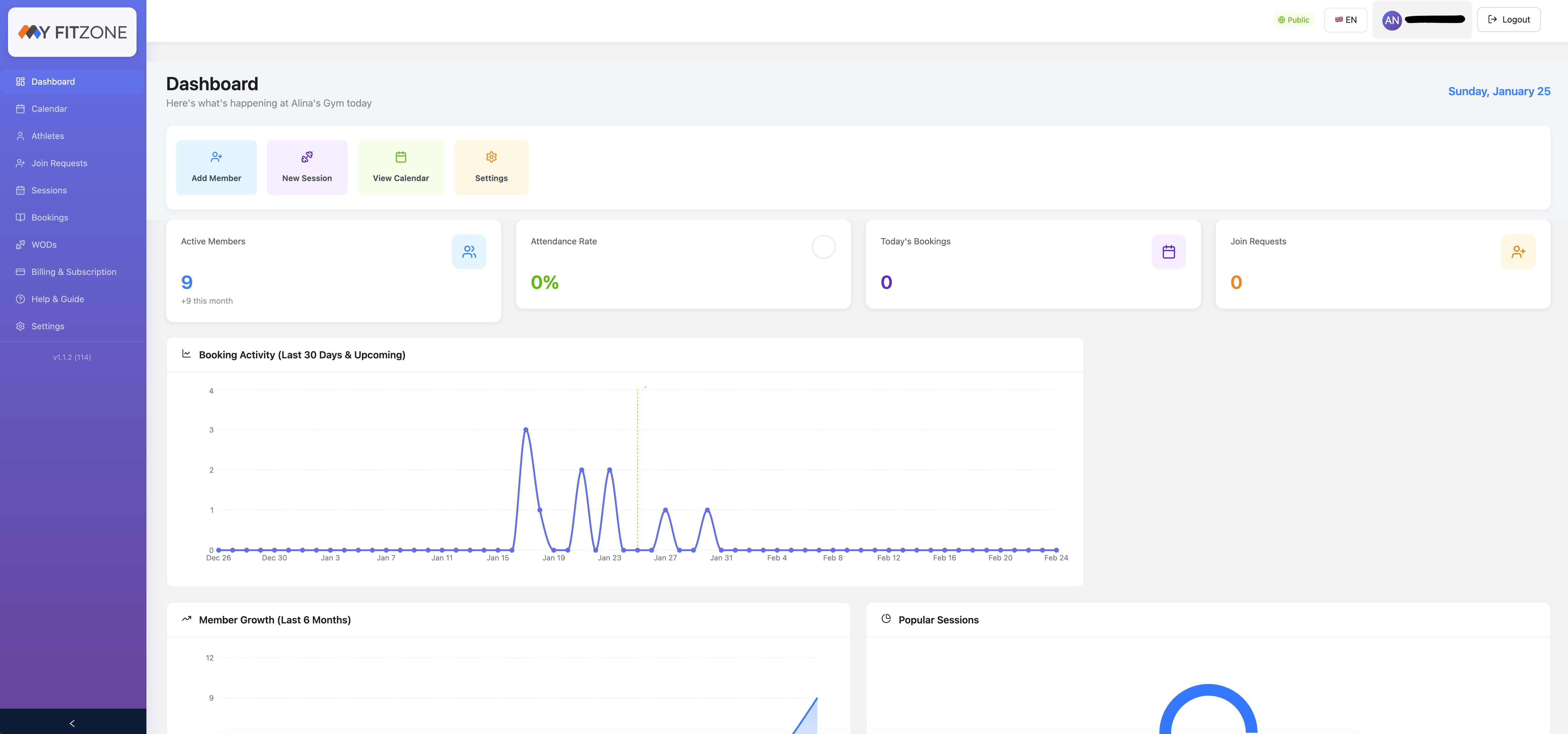 myFitZone - Screenshot 2 showing product features and functionality