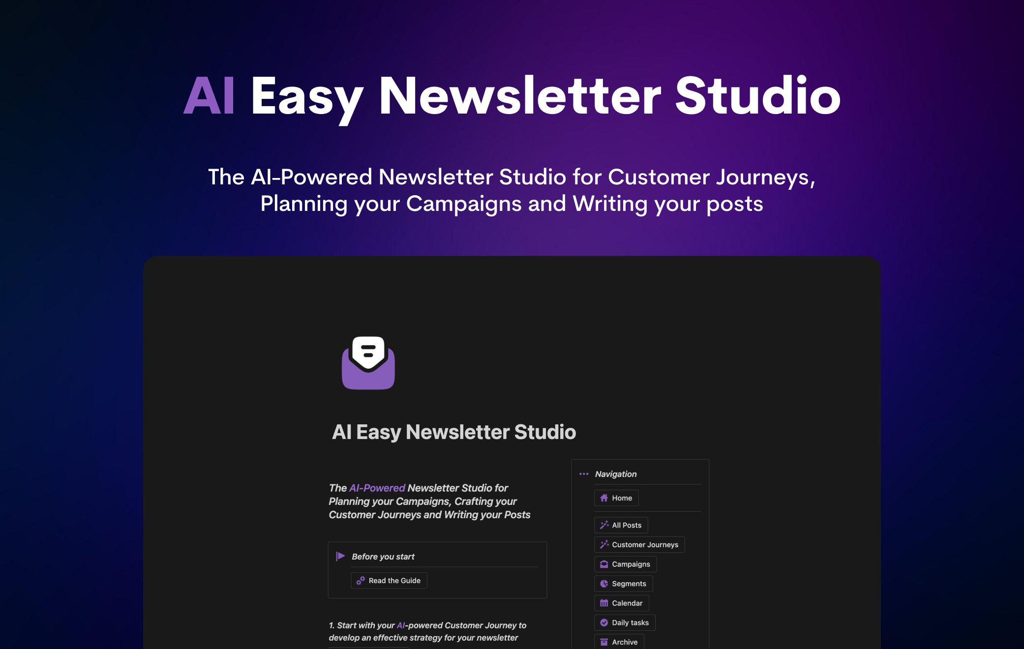 startuptile AI Easy Newsletter Studio-Effortless newsletter success with AI power