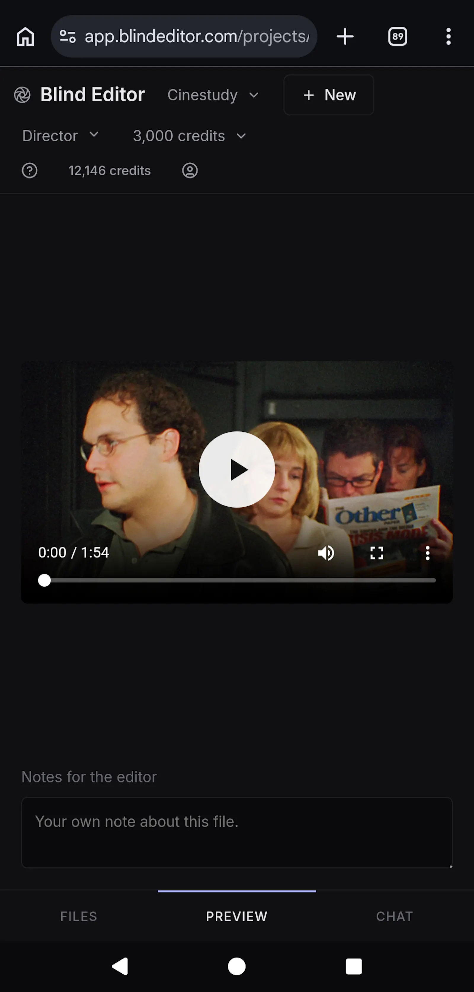 Blind Editor screenshot 2