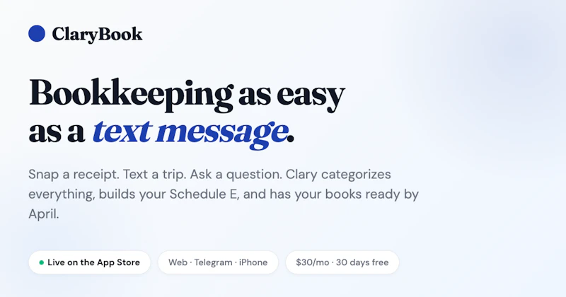 ClaryBook screenshot 1
