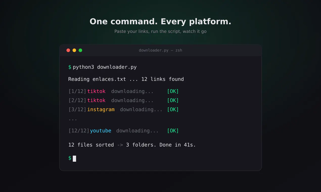 All-in-One Social Downloader gallery image