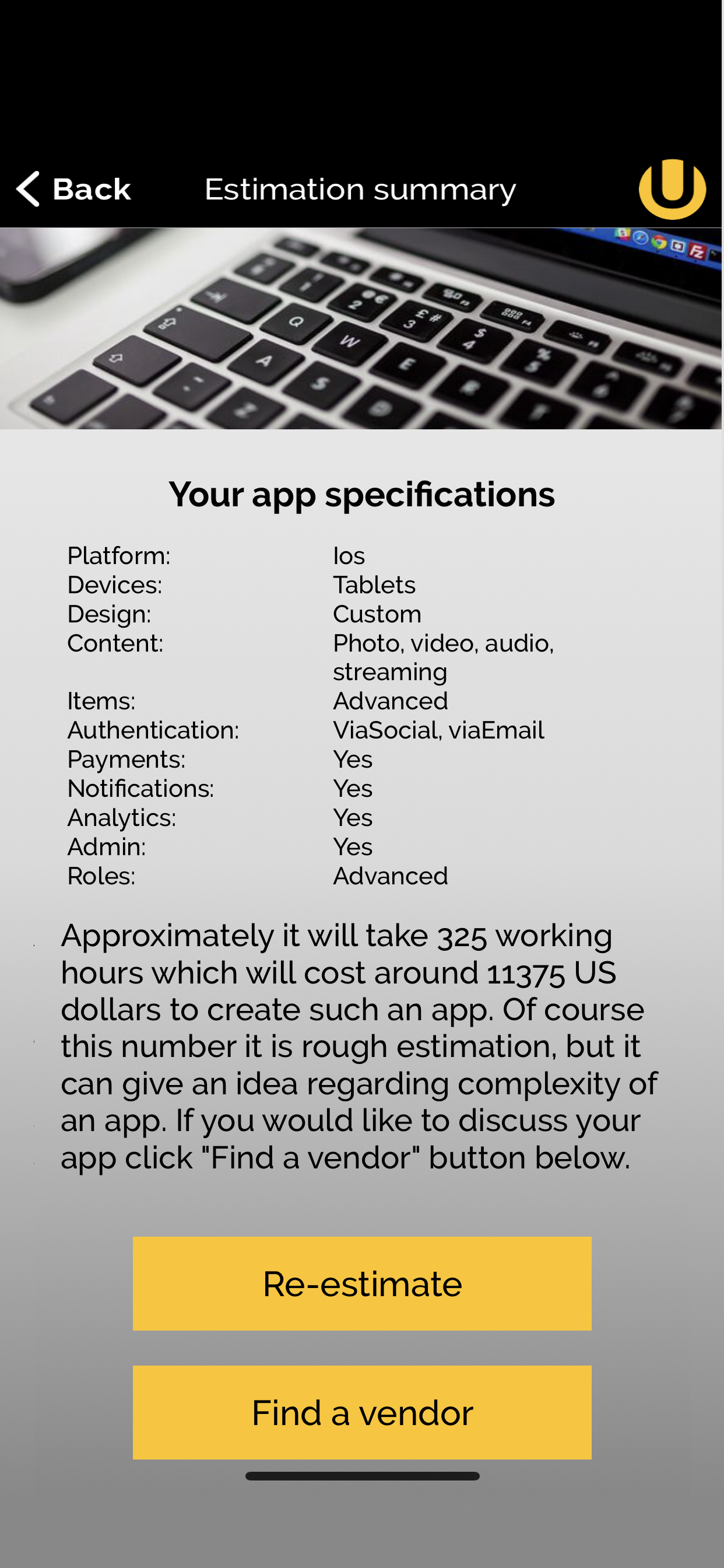 MyAppCost gallery image